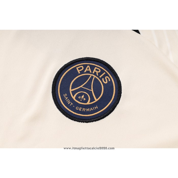 Tuta da Track Paris Saint-Germain Manica Corta 2023 2024 Albicocca - Pantalon Corto